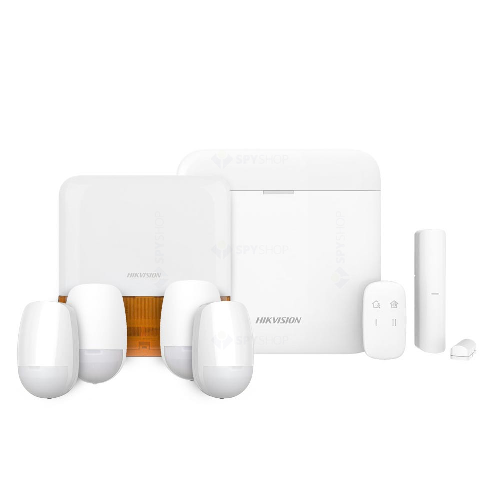 sistem complet de alarma antiefractie wireless hikvision ax pro ds pwa64 kit we1 1